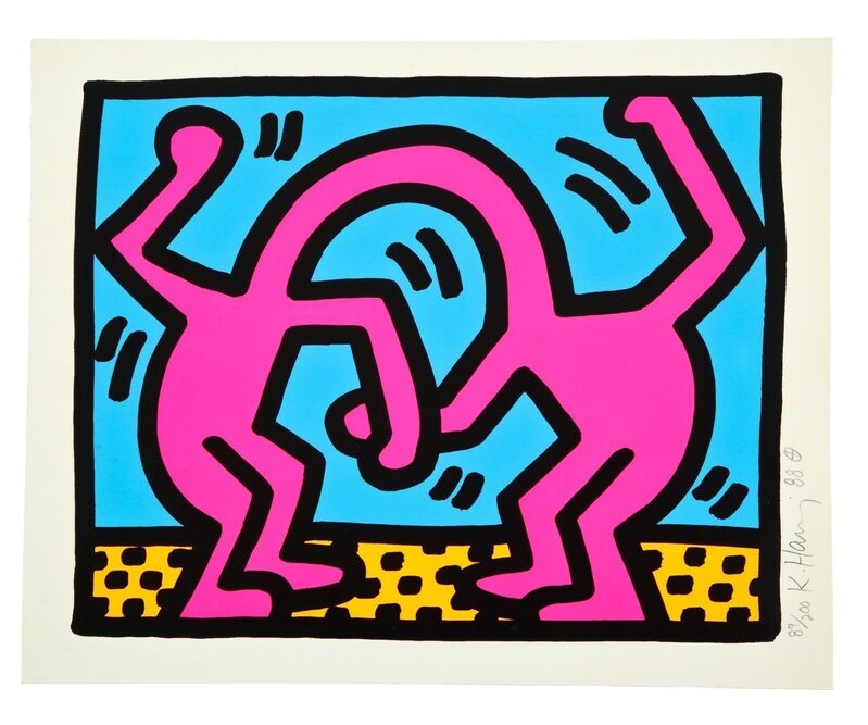 Keith Haring, ‘Pop Shop I (Littmann p.83)’, 1987, Print, Screenprint in colours on wove paper, Forum Auctions