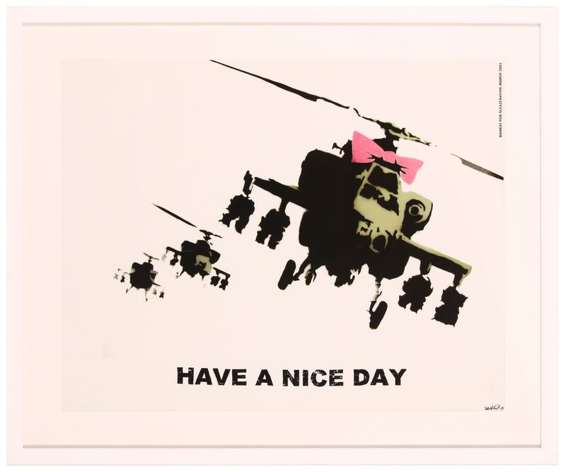 Banksy, ‘Have A Nice Day’, 2003, Print, Offset Lithograph in Colours, Chiswick Auctions
