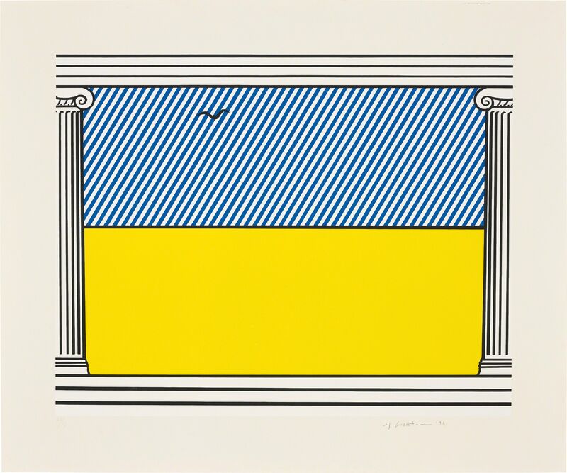 Roy Lichtenstein, ‘Liberté, from Mémoire de la Liberté’, 1991, Print, Screenprint in colours, on Arches paper, with full margins, Phillips