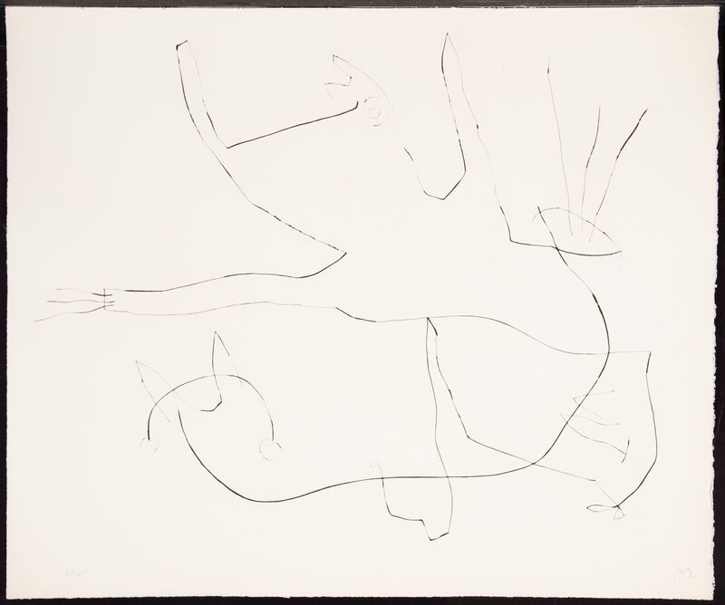 Joan Miró, ‘Untitled XV, from Flux de l'Aimant’, 1964, Print, Drypoint on Rives BFK paper, Heritage Auctions