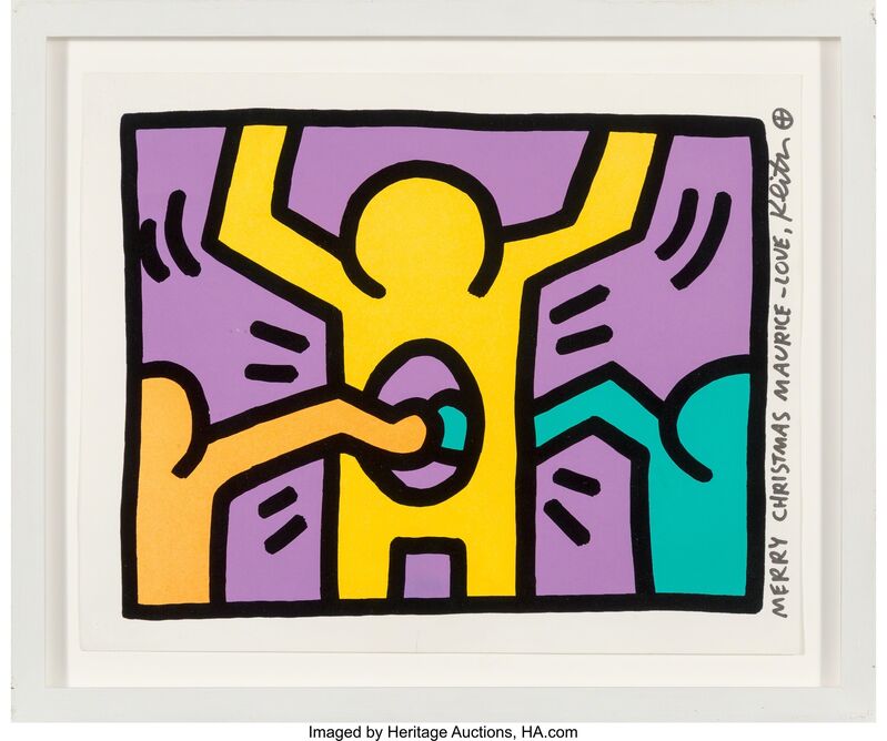 Keith Haring, ‘Untitled. from Pop Shop I’, 1987, Print, Screenprint in colors on wove paper, Heritage Auctions