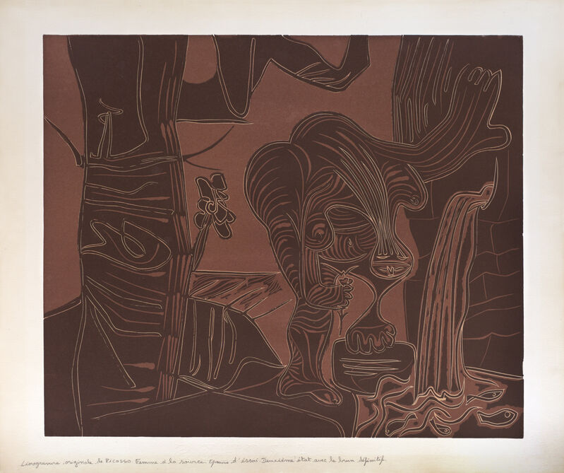 Pablo Picasso, ‘Femme à la Source’, 1962, Print, Linocuts printed in colours, Frederick Mulder