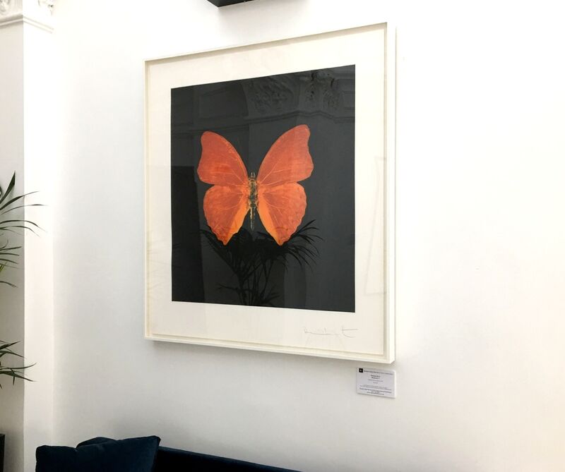 Damien Hirst, ‘Memento (03 - Large Orange Butterfly)’, 2007, Print, Photogravure Etching, Colley Ison Gallery