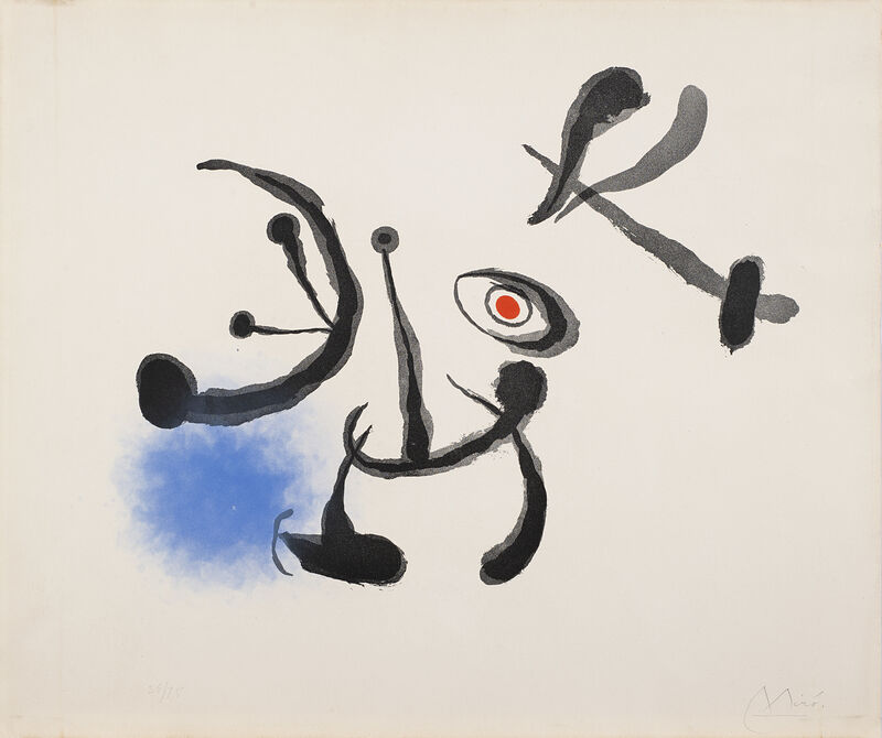 Joan Miró, ‘La siesta’, 1962, Print, Color lithograph on BFK Rives paper, Il Ponte