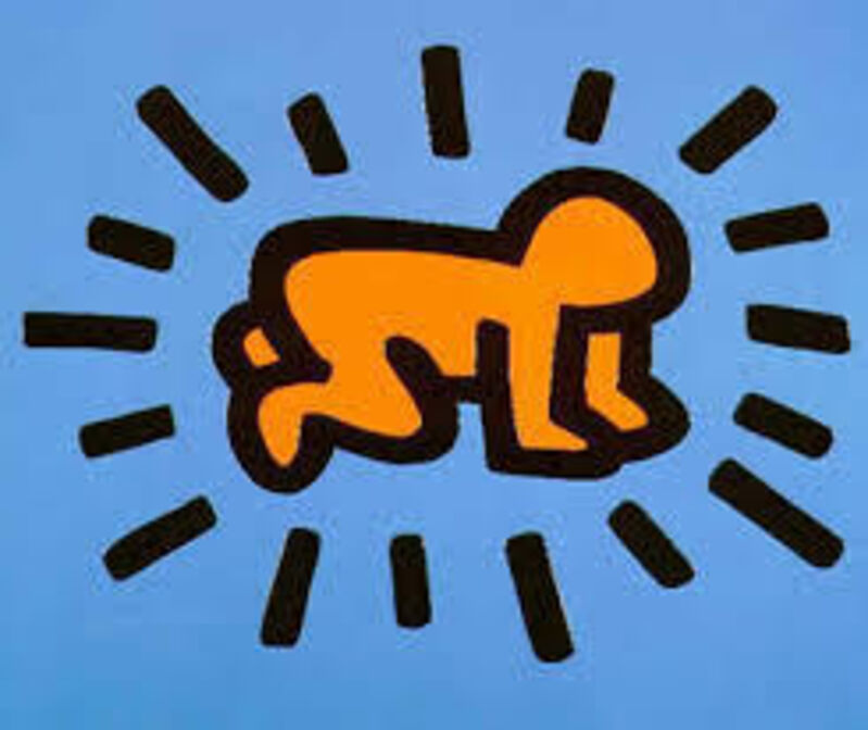 Keith Haring, ‘Icons-Radiant Baby’, 1990, Print, Silkscreen with embossing, Vertu Fine Art