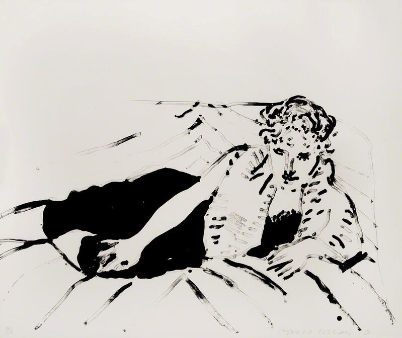 David Hockney, ‘Big Celia 1’, 1982, Print, Lithograph, Nikola Rukaj Gallery