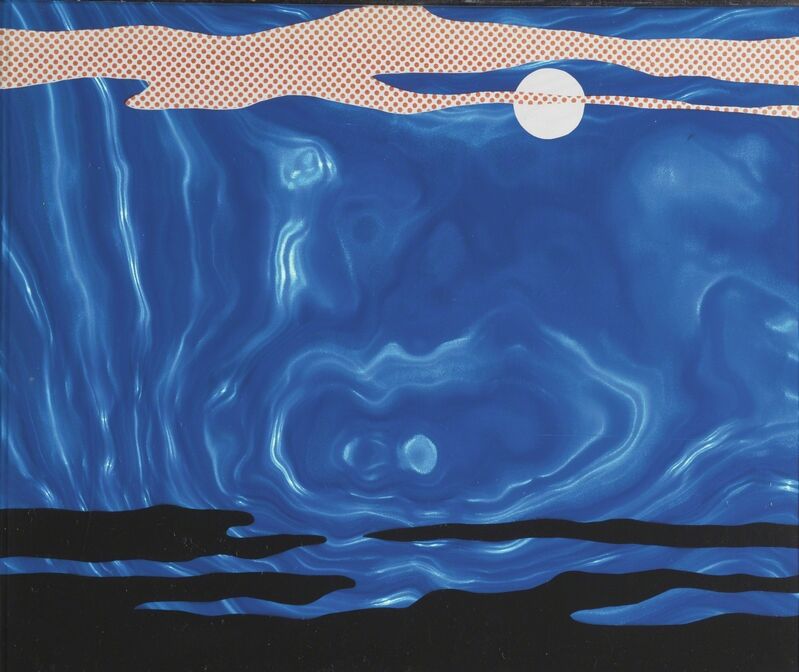 Roy Lichtenstein, ‘Moonscape (C. 37)’, 1965, Print, Screenprint in colors on blue Rowlux, Sotheby's