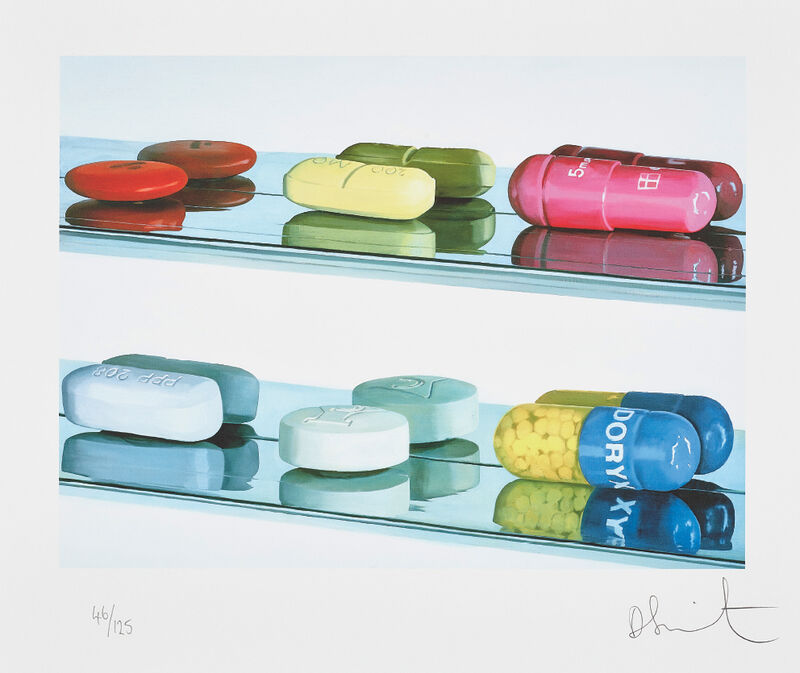 Damien Hirst, ‘Six Pills’, 2004, Print, Inkjet print in colours, on wove paper, with full margins., Phillips