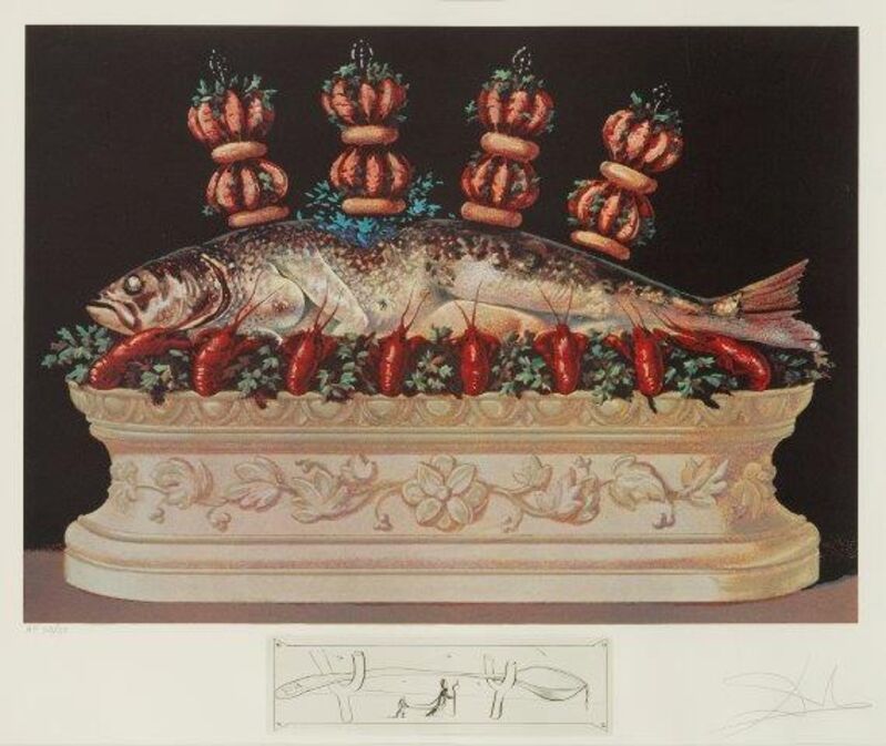 Salvador Dalí, ‘Les Chairs monarchies and Les Panaches panaches [Michler & Löpsinger, 1336 and 1340]’, 1977, Print, Two photolithograph in colours on Rives wove, Roseberys