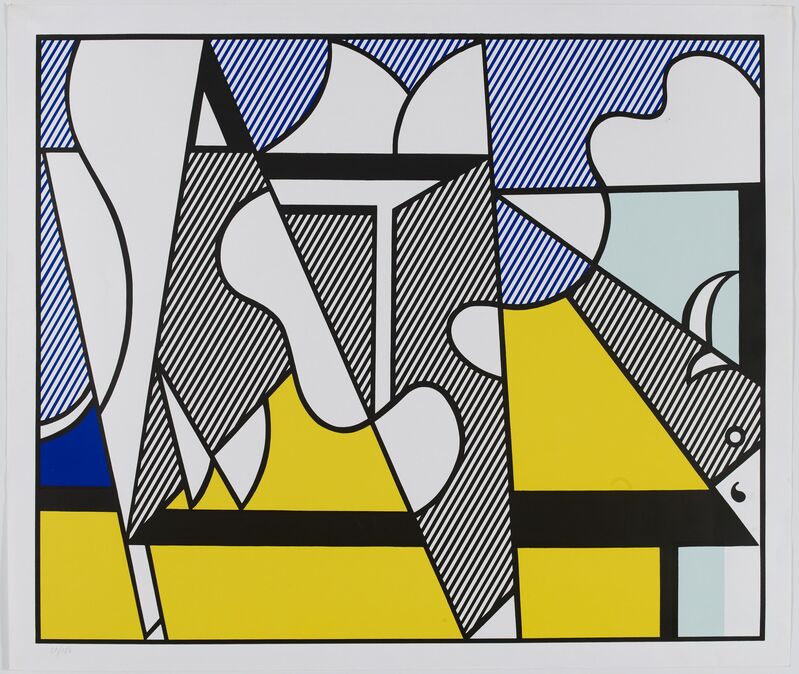 Roy Lichtenstein, ‘Cow Triptych (Cow Going Abstract)’, 1982, Print, Each: Colour silkscreen on paper., Van Ham