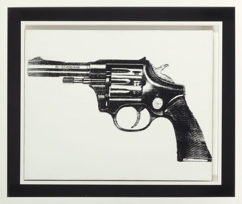 Andy Warhol, ‘Gun’, 1981-1982, Painting, Acrylic and silkscreen on canvas, Heritage Auctions