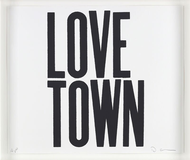 David Austen, ‘Love Town’, 2013, Print, One-colour screenprint, Grenfell Tower: Benefit Auction