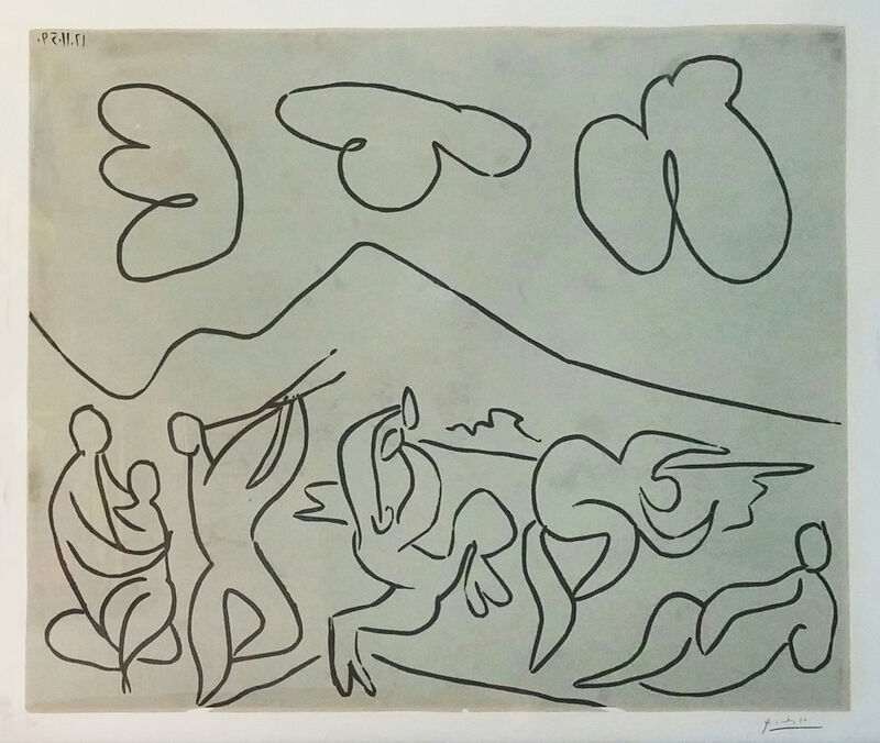 Pablo Picasso, ‘BACCHANALE (BLOCH 927)’, 1959, Print, LINOCUT, Gallery Art