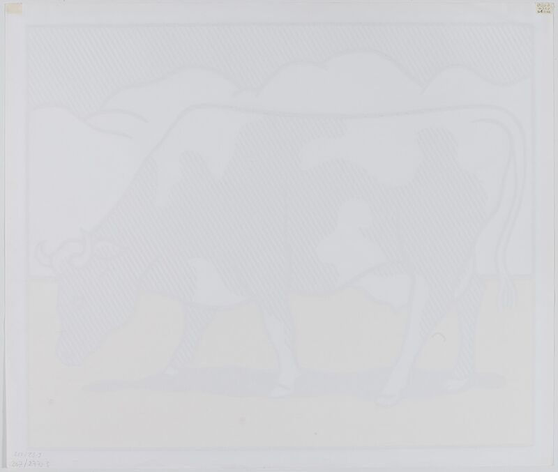 Roy Lichtenstein, ‘Cow Triptych (Cow Going Abstract)’, 1982, Print, Each: Colour silkscreen on paper., Van Ham