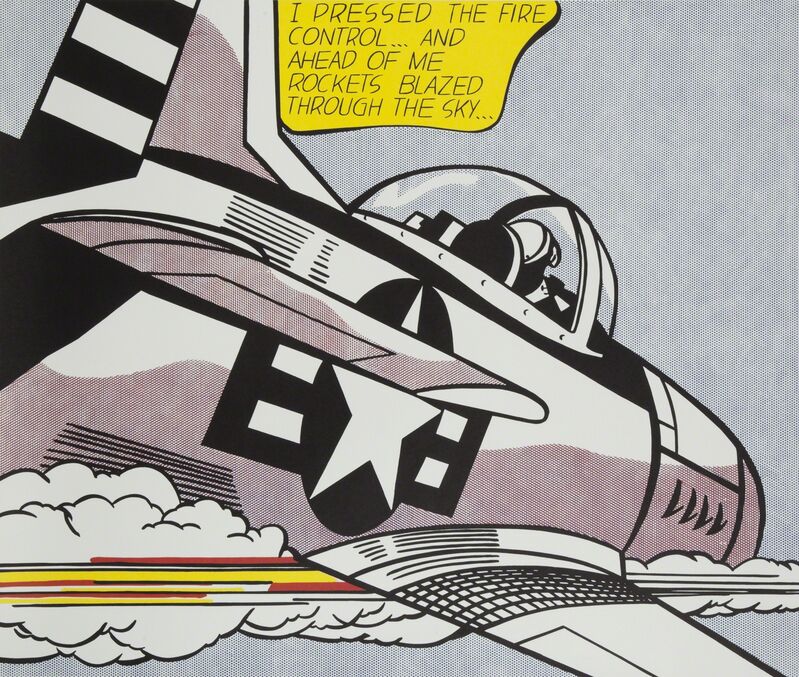 Roy Lichtenstein, ‘Whaam! (Diptych)’, 1967, Print, Offset lithograph on paper, printed later, Julien's Auctions