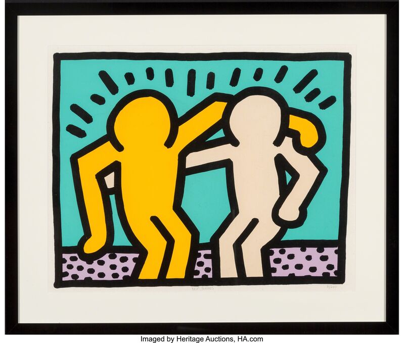 Keith Haring, ‘Best Buddie’, 1990, Print, Screenprint in colours, on Coventry rag paper, Heritage Auctions