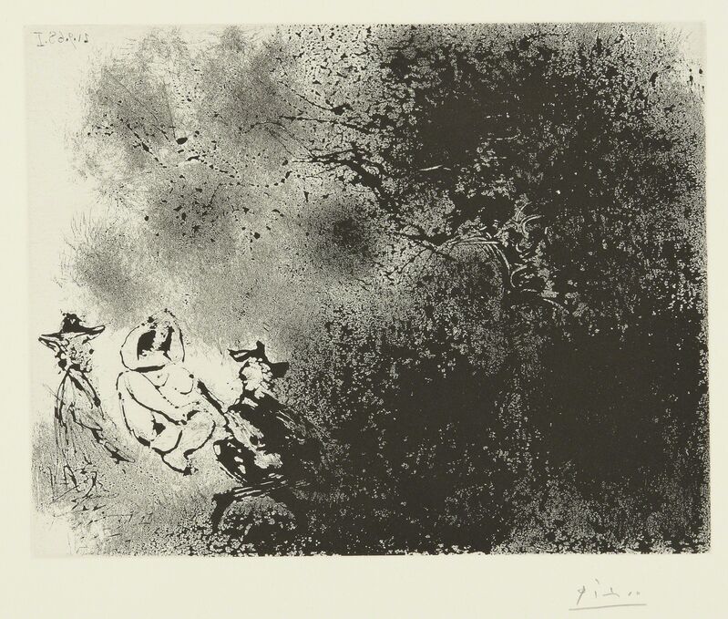 Pablo Picasso, ‘Peintures aux champs: Un Déjeuner sur l'herbe impressionniste (B. 1808; Ba. 1825)’, 1968, Print, Sugar-lift aquatint, Sotheby's