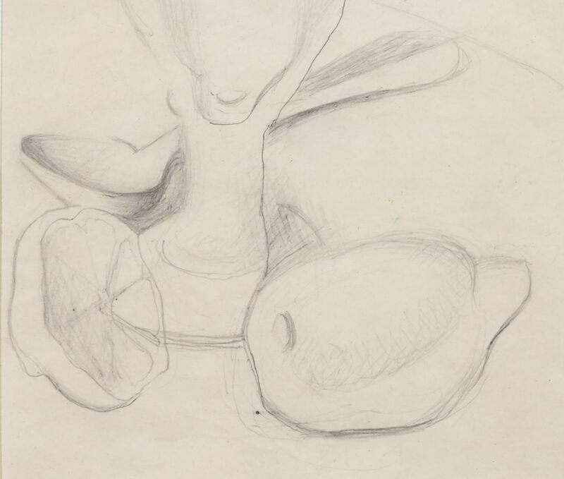 Juan Gris, ‘Verre et Citron ’, ca. 1911-18, Drawing, Collage or other Work on Paper, Charcoal on paper, Galerie Jean-François Cazeau