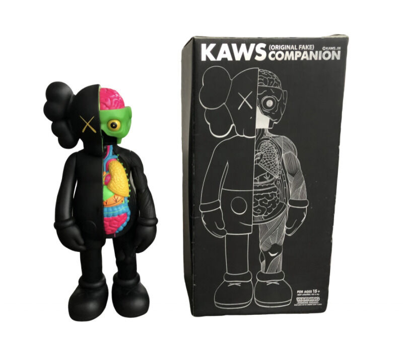 KAWS, ‘Dissected Companion 2006 (Black)’, 2006, Sculpture, Painted cast vinyl, ArtLife Gallery