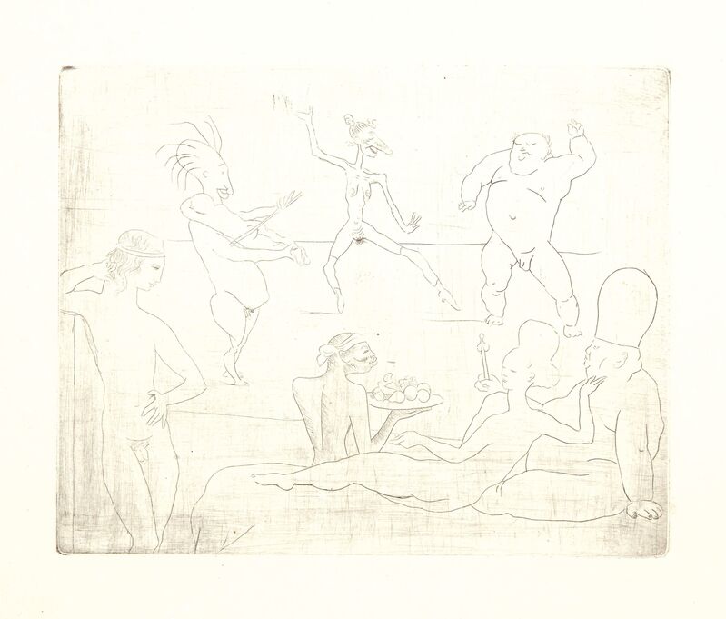 Pablo Picasso, ‘La Danse, from La suite des Saltimbanques’, 1905, Print, Drypoint, on Van Gelder paper, Christie's