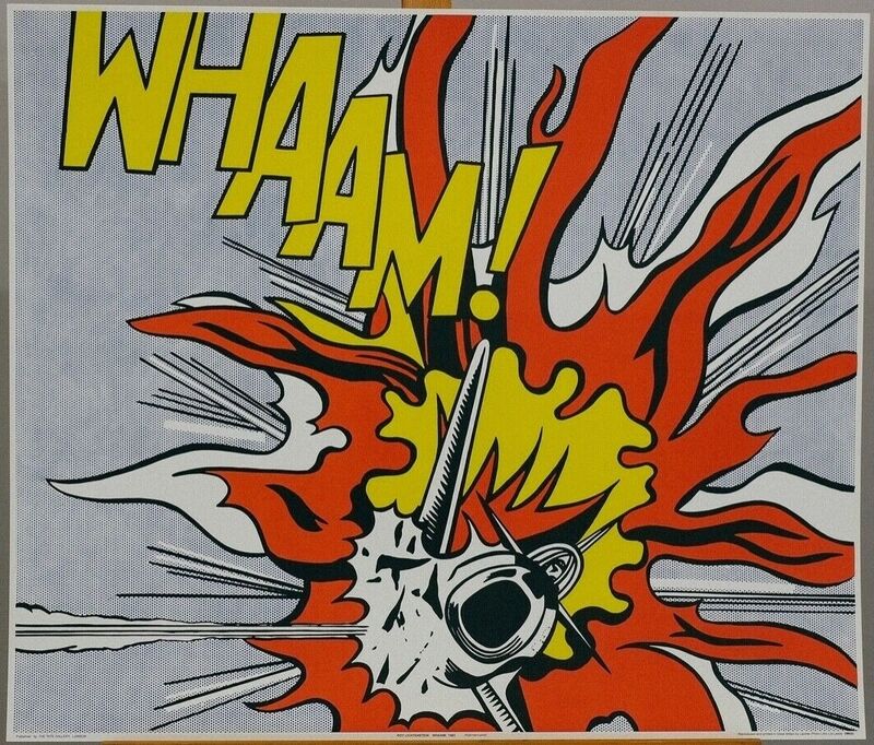 Roy Lichtenstein, ‘Whaam! ’, 1982, Print, Offset lithograph printed on white heavy wove paper, Appreciate Art