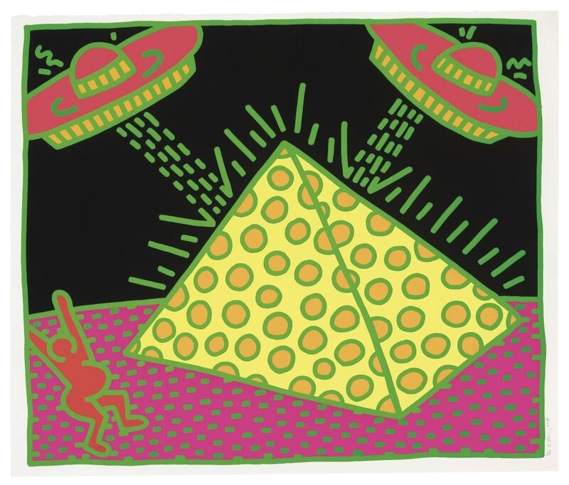 Keith Haring, ‘The Fertility Suite: one plate’, 1983, Print, Screenprint in colors, on wove paper, Christie's