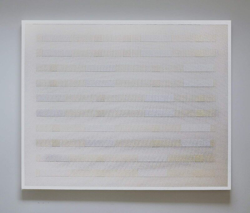 Andreas Diaz Andersson, ‘Systematic Arrangement 43’, 2021, Painting, Cotton thread and acrylic on cotton canvas, Cadogan Contemporary