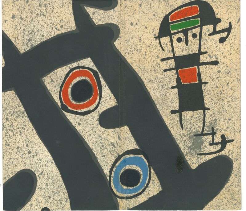 Joan Miró, ‘Berggruen Gallery Catalogue Cover’, 1970s, Print, Original Color lithograph, Wallector