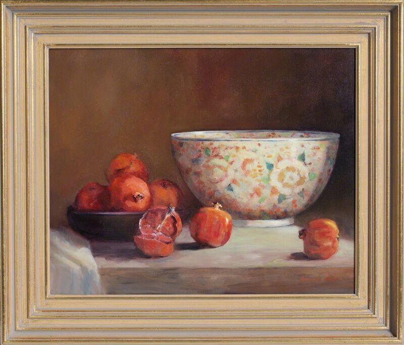 Jacqueline Fowler, ‘'Pomegranates' ’, 2014, Painting, Oil on Canvas, Wentworth Galleries
