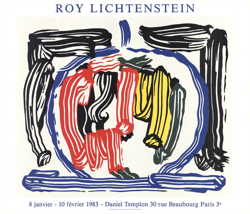 Roy Lichtenstein, ‘Apple’, 1983, Ephemera or Merchandise, Stone Lithograph, ArtWise