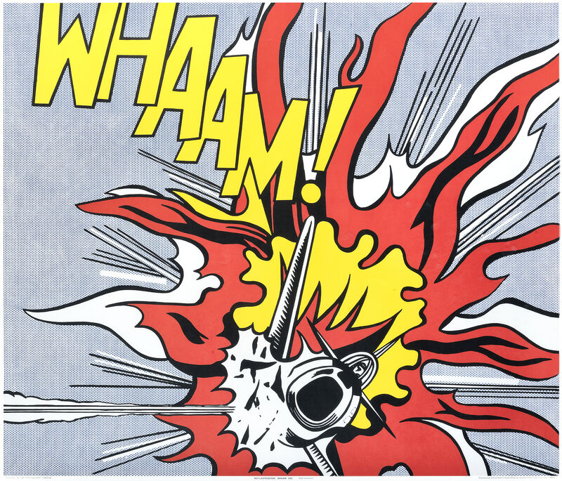 Roy Lichtenstein, ‘Whamm!!’, 1963, Print, Diptych, offset lithograph in colours on Huntsman Superwhite Cartridge paper, Tate Ward Auctions