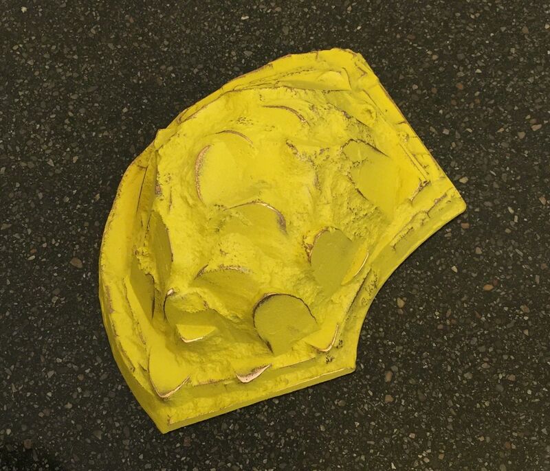 Ayse Erkmen, ‘bright yellow/not the color it is’, 2015, Sculpture, Bronze, patinated, Barbara Gross