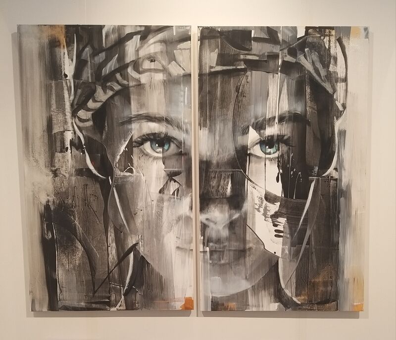 Pier Toffoletti, ‘Face-Splash 14-420’, 2020, Painting, Mixed media on canvas, Casa d’Arte San Lorenzo