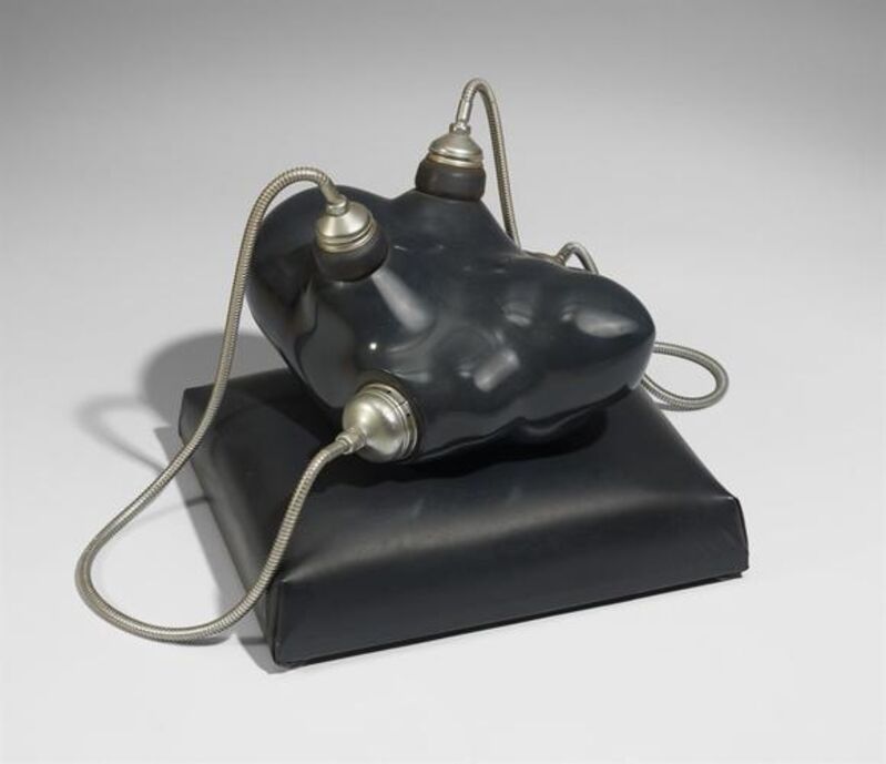 Joachim Bandau, ‘Gnom’, 1969/70, Sculpture, Syntethic object with flexible metal hose on base, Sebastian Fath Contemporary 