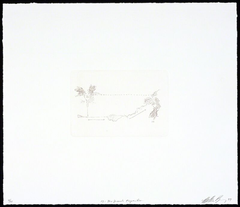 Matthew Barney, ‘C2: The Drones’ Exposition’, 1999, Print, One-color etching on Arches 88 paper, Walker Art Center