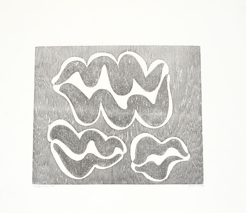 Josef Albers, ‘Adjusted’, 1944, Print, Woodcut, Cristea Roberts Gallery