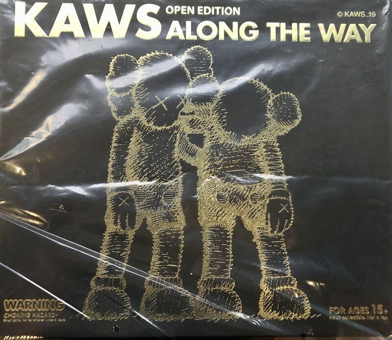 KAWS, ‘KAWS Along The Way Companion Black (KAWS Black Along The Way)’, 2019, Sculpture, Painted Vinyl Cast Resin, Lot 180 Gallery