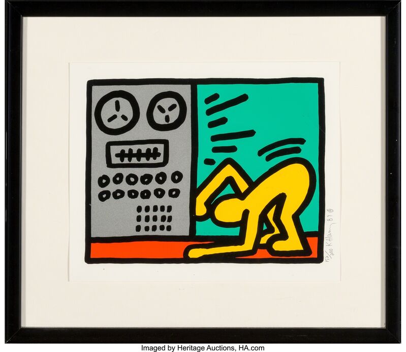Keith Haring, ‘Untitled, pl. IV, from Pop Shop III’, 1989, Print, Screenprint in colors on wove paper, Heritage Auctions