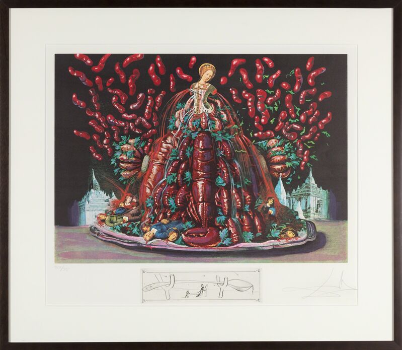 Salvador Dalí, ‘Cannibalism’, 1971, Print, Lithograph in color with etched remarque, Heather James Fine Art Gallery Auction