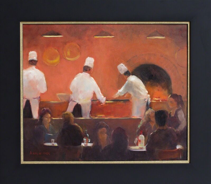 Jacqueline Fowler, ‘'Pizza Chefs' ’, 2014, Painting, Oil on Canvas, Wentworth Galleries