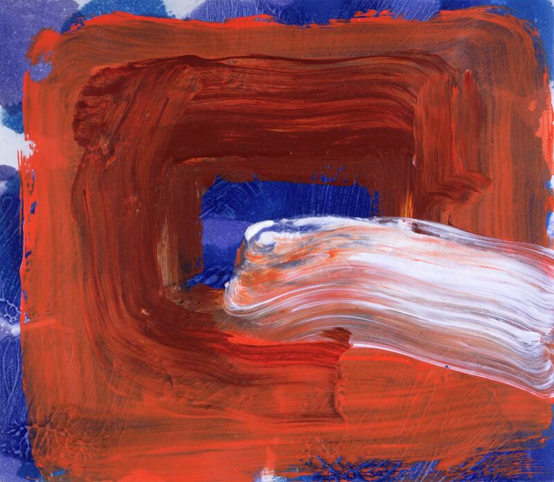 Howard Hodgkin, ‘Cigarette’, 2001, Print, Hand-painted sugar lift-ground etching with aquatint from 2 copper platesand carborundum from 1 aluminium plate on 100% cotton paper, Cristea Roberts Gallery