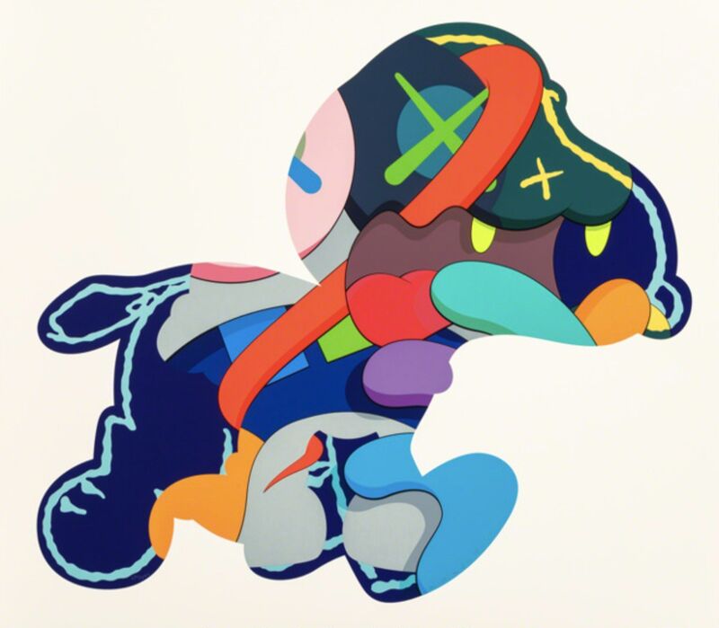 KAWS, ‘Stay Steady’, 2015, Print, Silkscreen on paper, Gin Huang Gallery