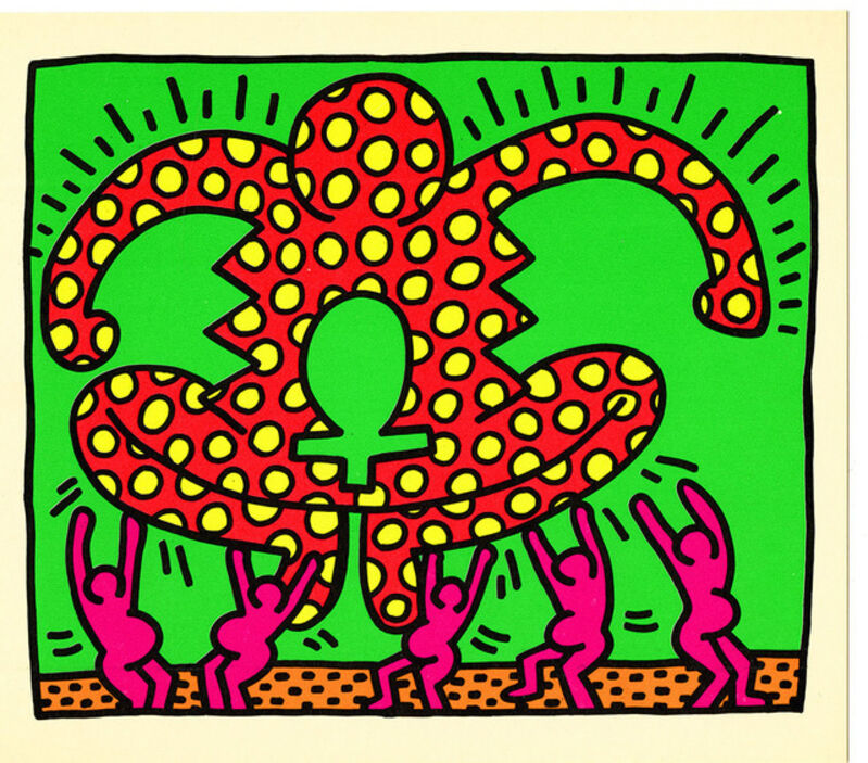 Keith Haring, ‘The Fertility Suite, Tony Shafrazi gallery promotional cards’, 1983, Other, Lithographic postcards, Gallery 52
