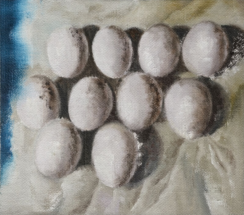 Shih Yung Chun, ‘Eggs’, 2020, Painting, Oil on canvas, Yiri Arts