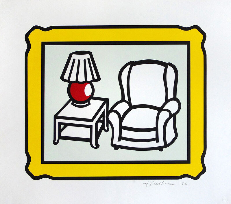 Roy Lichtenstein, ‘Red Lamp’, 1992, Print, Lithograph in Colours on Wove Paper, Gormleys Fine Art