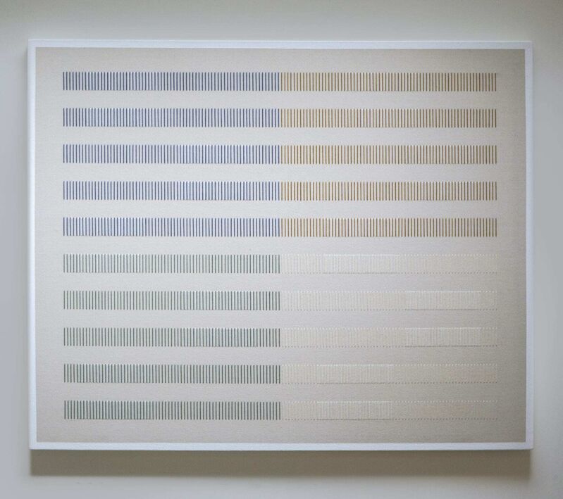 Andreas Diaz Andersson, ‘Systematic Arrangement 41’, 2021, Painting, Cotton thread and acrylic on cotton canvas, Cadogan Contemporary