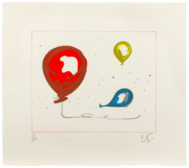 Claes Oldenburg, ‘Balloons’, 2000, Print, Lithograph, Hindman