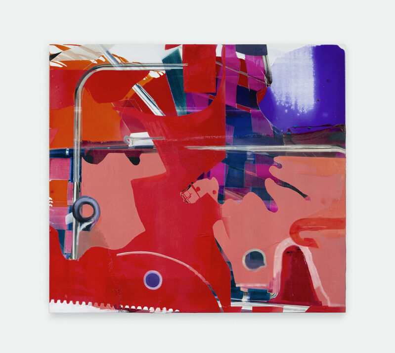 Alex Hubbard, ‘You're a thing’, 2020, Painting, Acrylic, urethane, epoxy resin, fiberglass and oil on canvas, Simon Lee Gallery