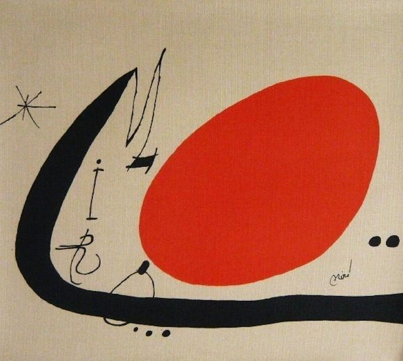 Joan Miró, ‘Ma de Proverbis’, 1970, Print, Original color lithograph on canvas, Samhart Gallery