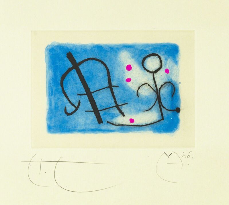 Joan Miró, ‘Untitled from Fusées’, 1959, Print, Etching and Aquatint, Christopher-Clark Fine Art